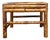 Vintage Bamboo Accent Table For Sale