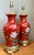 Vintage Hand Painted Glazed Ceramic Lamps - A Pair For Sale - Image 11 of 12