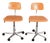 Kevi Office Chairs by Jørgen Rasmussen for Fritz Hansen, Set of 2 For Sale