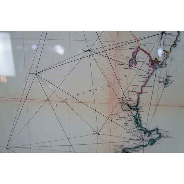 Soicher Marin American Navigational Chart Survey Map of East Coast For Sale - Image 10 of 13