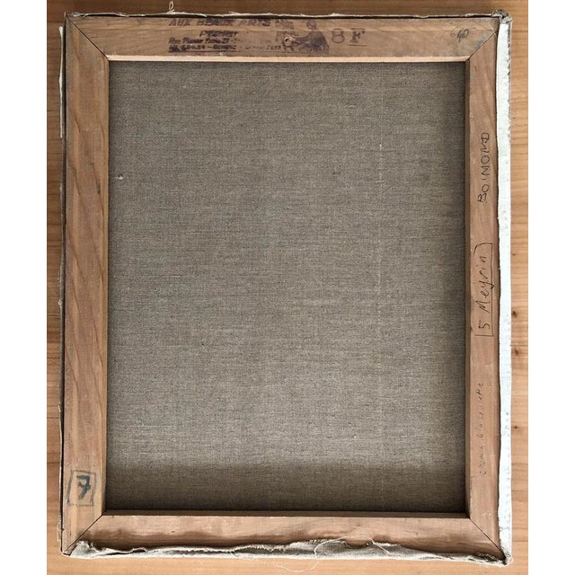 Jean-Jacques Boimond, Chemin de la Golette, Meyrin, 1963, Oil on Canvas For Sale - Image 8 of 11