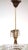 Antique Brass Lead Crystal Three-Light Chandelier, 1930s For Sale - Image 3 of 11
