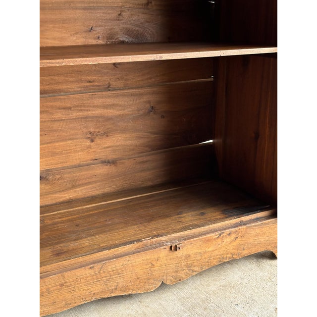 Late 19th Century Pine Cabinet With Carved Crest For Sale - Image 13 of 18