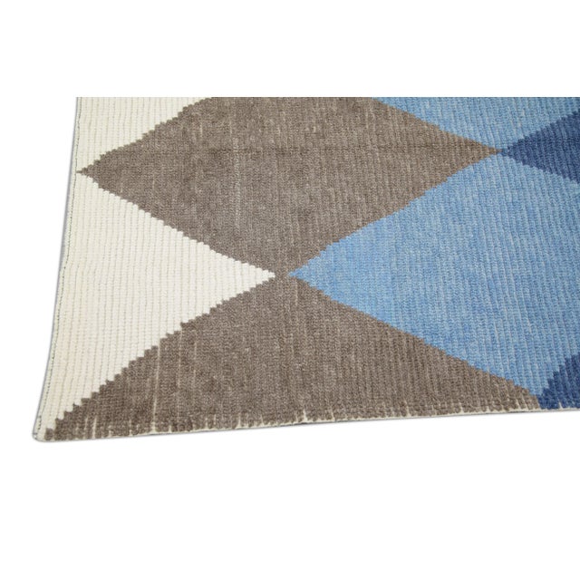 Textile Modern Handmade Tulu Rug 8'10" x 12'10" For Sale - Image 7 of 11