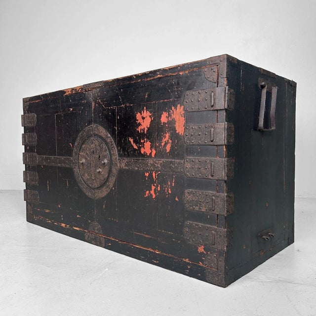 Antique Japanese Tansu Chest with Hidden Drawer, 1900s For Sale - Image 6 of 18