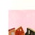 Abstract Texas in Fuschia - Original Colorful Architectural Landscape Collage Art on Paper For Sale - Image 3 of 7
