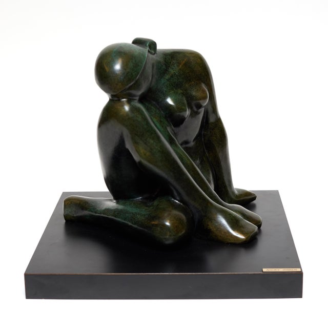 Patinated Bronze Figurative Female Sculpture by Nicky Imber, '1920-1996 ...