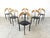 Metal Italian Postmodern Wicker and Metal Dining Chairs, 1980s, Set of 6 For Sale - Image 7 of 11