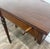 Brown Vintage Sheraton Style Mahogany Demilune Console Table Hall Table For Sale - Image 8 of 11
