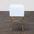 2010s Worlds Away Lacquer End Table/Nightstand For Sale - Image 5 of 8
