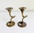 Metal 1960s Brutalist Cast Brass Candlesticks by Kurt Jesch for Fratelli Tonini, Italy - A Pair For Sale - Image 7 of 11