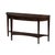 Chocolate Astor 54"W Demilune Console Table, Dark Burl For Sale - Image 8 of 8