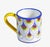 Italian Intreccio Hand-Painted Italian Coffee & Tea Mug For Sale - Image 3 of 4
