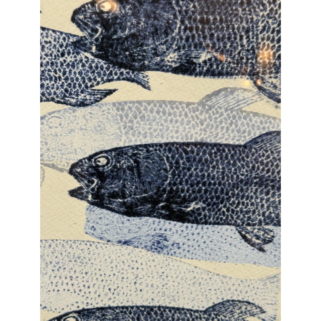 Modern Wendover Art Group for Sunrise Home Coastal Wood Block II Artwork For Sale - Image 3 of 12