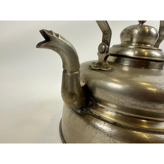 Art Deco Nickled Brass Kettle, 1930s For Sale - Image 14 of 18