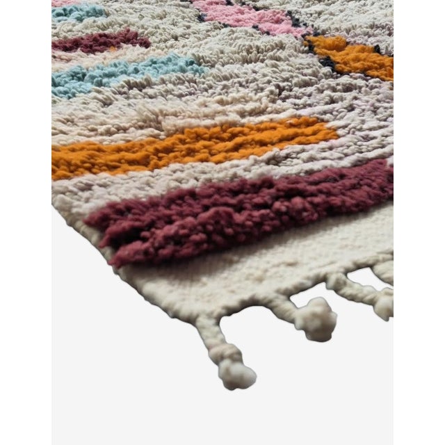 Handwoven Berber Boujad Rug - 8.5 X 7 Ft For Sale - Image 4 of 8