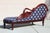 Vintage Swan Sofa Chaise Lounge With Hand-Carved Wood Frame For Sale In Naples, FL - Image 6 of 18