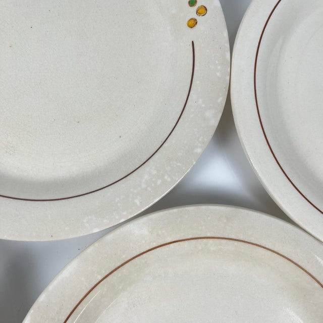 Dessert Plates from Longwy, 1890s, Set of 5 For Sale - Image 10 of 15