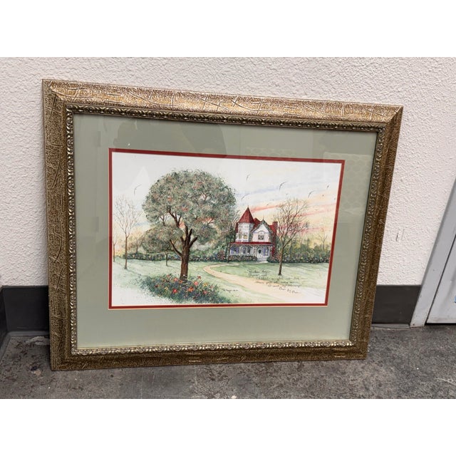 Victorian D. Morgan "I Count My Blessings" Hand Signed Print For Sale - Image 3 of 12