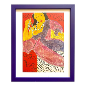Henri Matisse Vintage 1992 Museum of Modern Art Framed Offset Lithograph Print " Asia " 1946