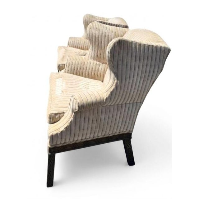 American Dennis and Leen Wing Chairs For Sale - Image 3 of 5