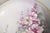 Antique Nippon Hand Painted Pink Wisteria Flower Porcelain Dish W / Handles For Sale In Philadelphia - Image 6 of 14