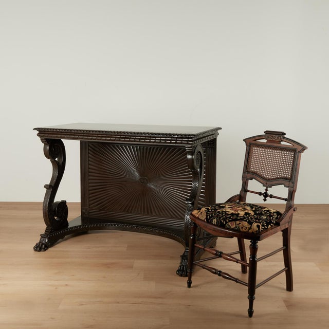 Pair of Antique Anglo Indian Rosewood Console Tables For Sale - Image 14 of 18