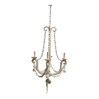 Currey & Company Sea Shell Chandelier For Sale