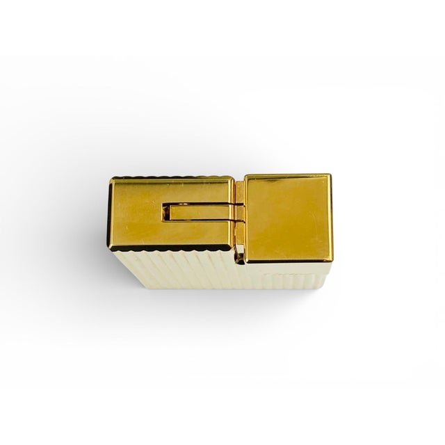 Early 21st Century Gold-Plated Pocket Lighter with Engine-Turned Decoration from Cartier For Sale - Image 5 of 16
