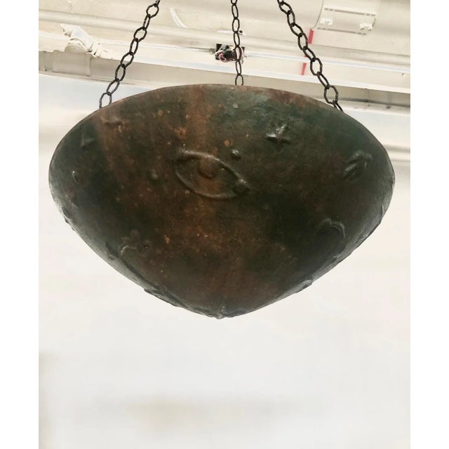 Very rare “Mikrokosmos” hanging planter designed by Olof Hult (1892-1962) for Nafveqvarns Bruk, Sweden, designed 1922,...