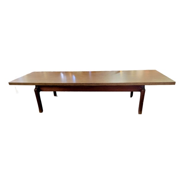 Mid-Century Modern Long Wooden Coffee Table by Jens Rison For Sale