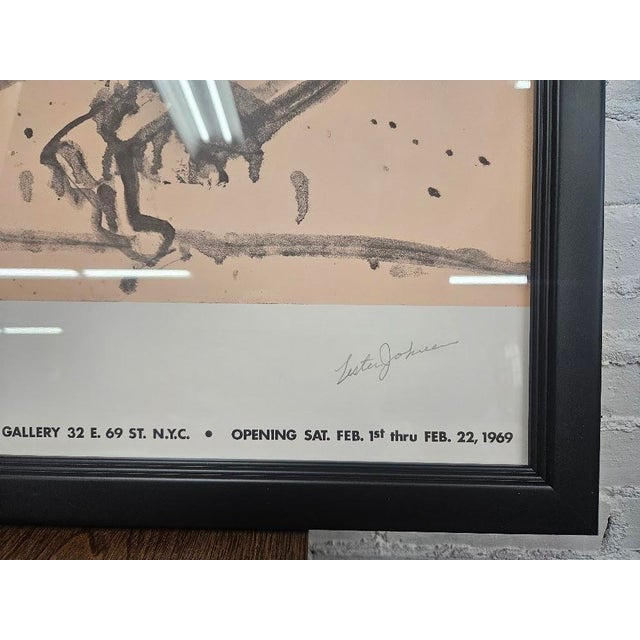 1960s Signed Lester Johnson Exhibition Poster, 1969, Martha Jackson Gallery For Sale - Image 5 of 13