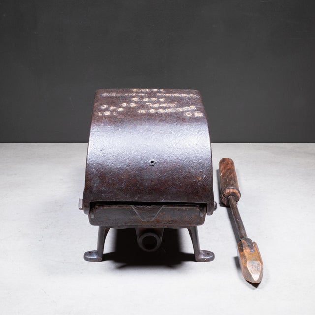 Antique Johnson No.101 Soldering Furnance and Copper Iron c.1918 For Sale - Image 9 of 13