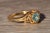 The Zuma: Ladies 14 K Gold Topaz and Diamond Heart Ring For Sale - Image 4 of 9