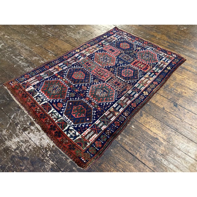 Antique Kurdish Rug, 1890s For Sale - Image 5 of 18