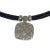 Charriol 18k Gold Dark Steel Cable & Pave Diamond Necklace For Sale - Image 4 of 5