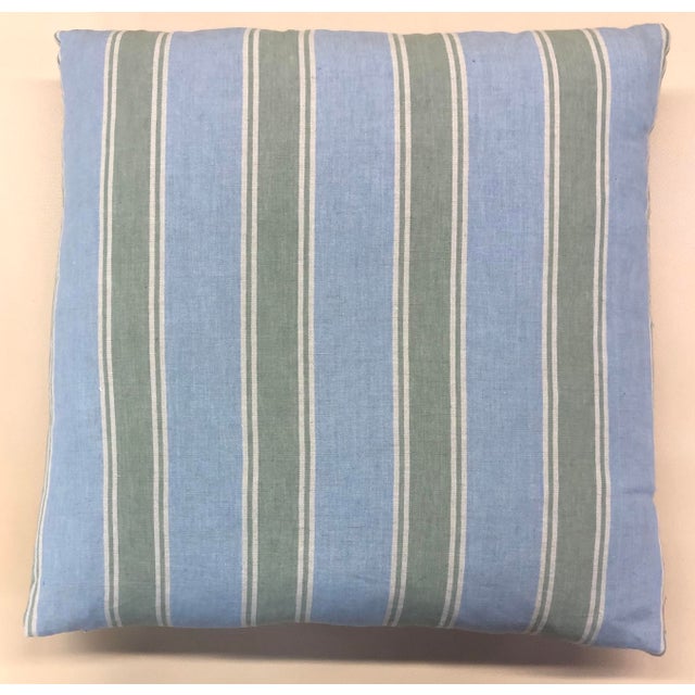 Transitional Down Feather Pillows In Ralph Lauren Textile Stripe