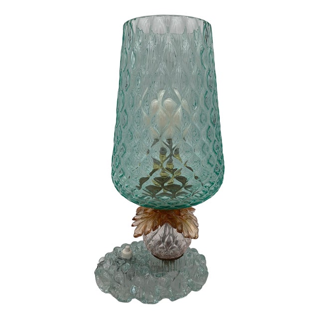 Vintage Table Lamp attributed to Seguso, Italy, 1960s For Sale
