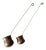 Antique Copper Liquor Ladles Pair For Sale