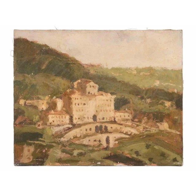 Oil on canvas realized by Franco Marzilli (1934-2010) in 1970s. Hand signed lower right. Very good condition. Franco...