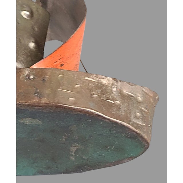 Rustic European Antique Metal Viking Ship Ashtray Cigar Boat Smoke Stand Match Holder Nautical Germany For Sale - Image 3 of 11