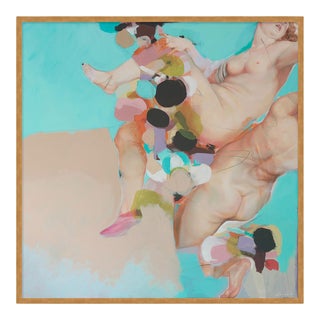 Hilaeria and Phoibe (After Rubens) by Anja Wuelfing in Gold Frame, XL Art Print For Sale