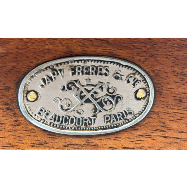 Brown Japy Frères Antique French Coffee Grinder Beechwood and Cast Iron, Circa 1920 For Sale - Image 8 of 15