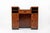 This elegant American Art Deco vanity cabinet or dressing table was made circa 1930. Beautifully handcrafted with birdseye...
