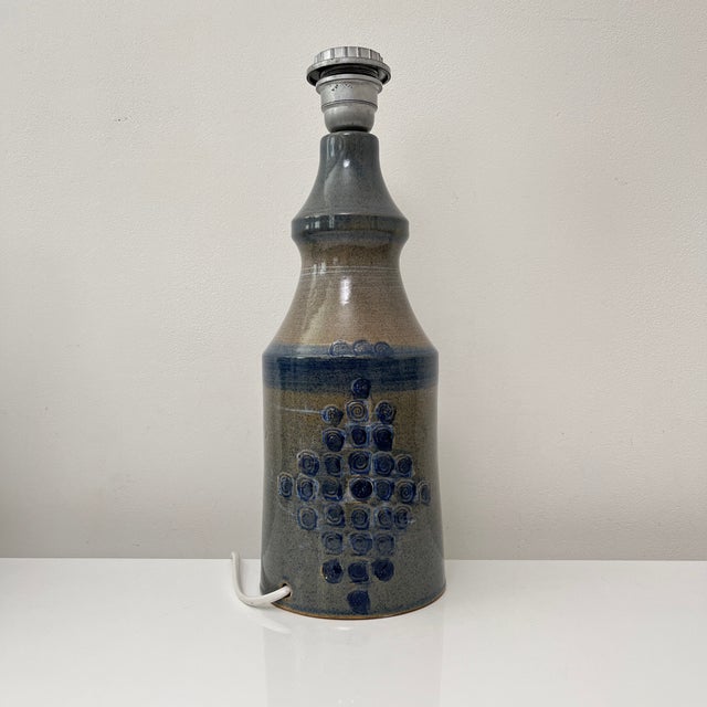 Ceramic Table Lamp from Hanne Stentoj, Denmark, 1960s For Sale - Image 3 of 14