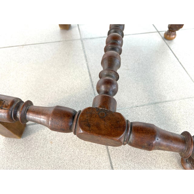 Vintage Louis XIII Style Dining Chairs – Set of 4 For Sale - Image 12 of 12