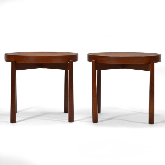 Swedish Solid Teak Flip-Top Tables in the Manner of Jens Quistgaard For Sale - Image 4 of 10