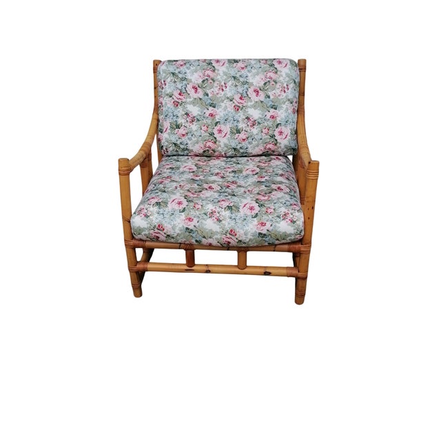 Vintage Bamboo Armchair, 1960s For Sale - Image 8 of 8