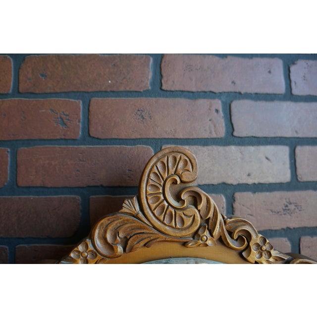 Early 20th Century Antique French Style Chest of Drawers With Mirror For Sale - Image 5 of 8