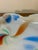 1970s Vintage Murano Seashell Art Glass Bowl, Italian Cased Glass Catchall Dish For Sale - Image 5 of 7